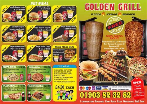 Golden Grill, Brighton Take Away Food Shop Reviews, Deals & Offers