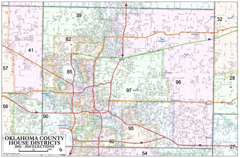 Oklahoma County – House Districts Metro Area Map | OKGrassroots