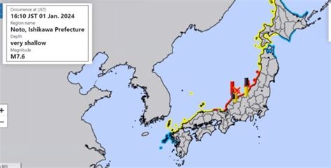 Japan Issues Tsunami Warning After 7.6 Quake Hits Coast