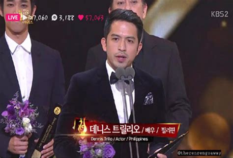 Dennis Trillo receives award at Seoul International Awards - The ...