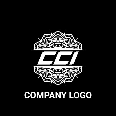 CCI letter royalty mandala shape logo. CCI brush art logo. CCI logo for ...