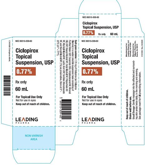 Ciclopirox Topical Suspension: Package Insert / Prescribing Info