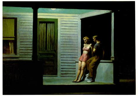 EDWARD HOPPER Summer Evening 1947 Poster Large Vintage Modern | Etsy