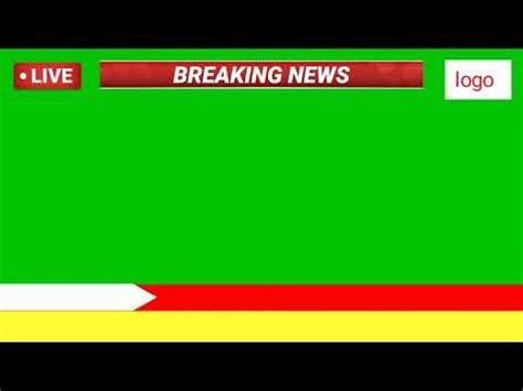 news video green screen template | Logo design video, Graphic design ads, Greenscreen