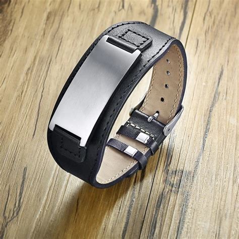 Herren Armbänder Echtes Lederarmband