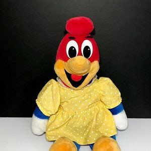 Extra Large Winnie Woodpecker 24 Inch 2 Foot Stuffed Animal Doll Dress Stuffy Walter Lantz Woody ...