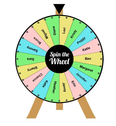 color wheel spinner make your own Spinner game homemade cardboard make ...