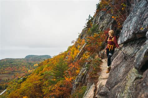 Hiking Precipice Trail In Acadia National Park