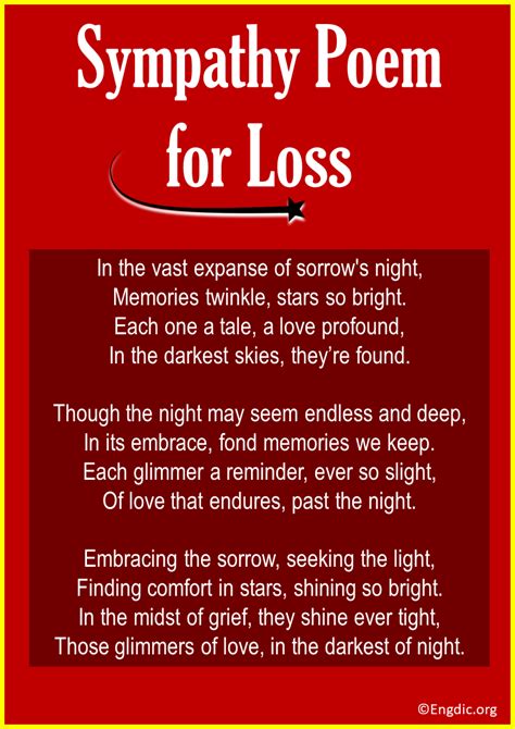 Top 30 Sympathy and Condolence Poems for Loss – EngDic