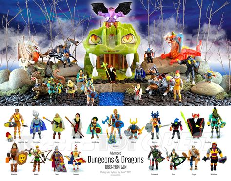 Advanced Dungeons & Dragons Action Figures Reference Print - Etsy