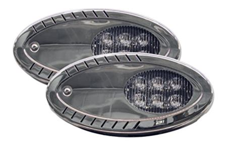 1 PAIR Marine Boat Trailer Docking LED Surface Mount Flood Spotlight High Lumens | BABS RV ...