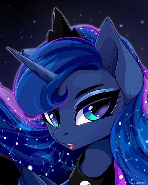 Princess Luna Art by xSatanielx on DeviantArt