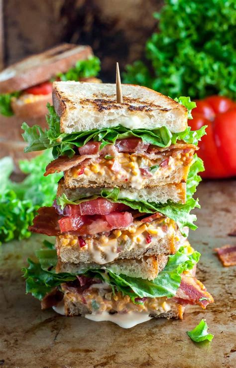 BLT Pimento Cheese Sandwich - Peas and Crayons