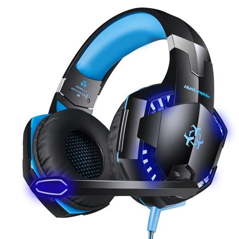 Hunterspider V-2 Over-ear Gaming Headphone 3.5mm Wired Game Headset ...