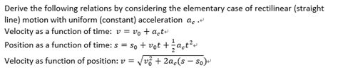 SOLVED: Derive the following relations by considering the elementary ...