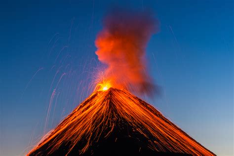 Free photo: Guatemala Volcano - Blue, Guatemala, Lava - Free Download - Jooinn