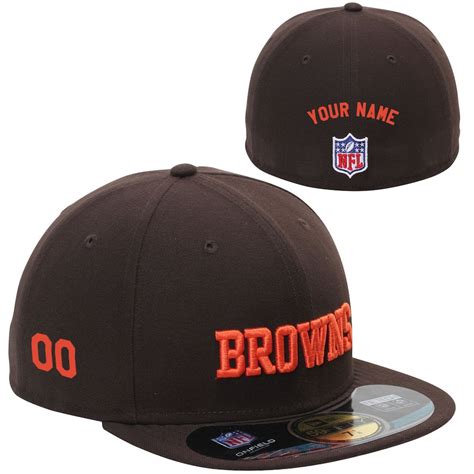 New Era Cleveland Browns Historic Logo Men's Customized On-Field ...