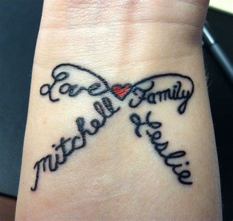 My wrist tattoo, designed by my daughter Leslie. I wanted a bow & my ...