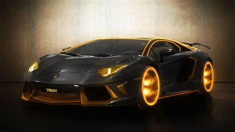 Gold Lamborghini