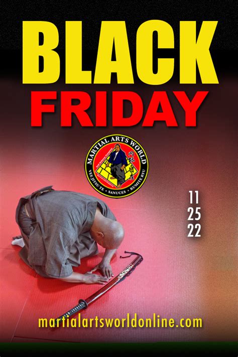 Black Friday Sale! 25% Off Online Training! - Martial Arts World