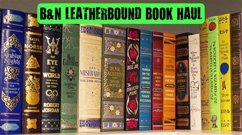 BARNES & NOBLE LEATHERBOUND BOOK HAUL | Black Friday Sale - YouTube