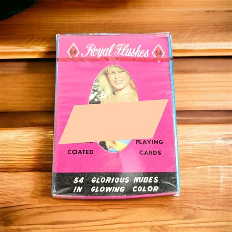 Vintage Royal Flushes Nude Playing Cards: Risqué Card Deck - Etsy