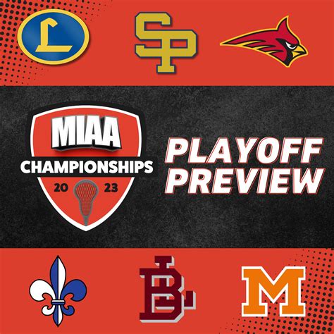 2023 MIAA Lacrosse Playoff Preview - Lacrosse All Stars