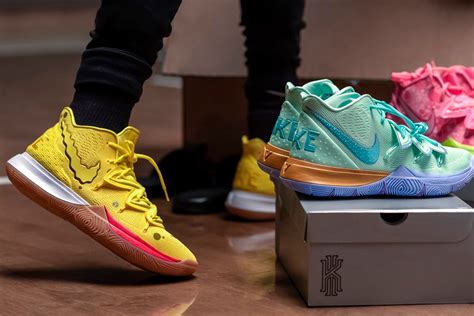 Take a Look at Kyrie Irving's 'Spongebob Squarepants' Collab With Nike