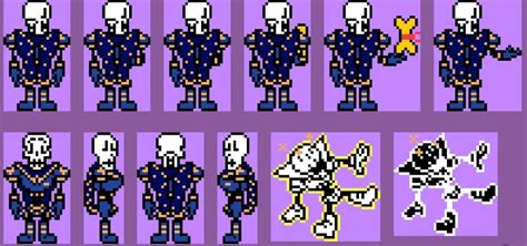 [OuterTale] - Papyrus Overworld Spritesheet! (Sprites by me, Give Credit if Used) : r/Undertale