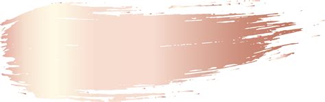 Rose Gold Brush Stroke for design illustration 9668920 PNG