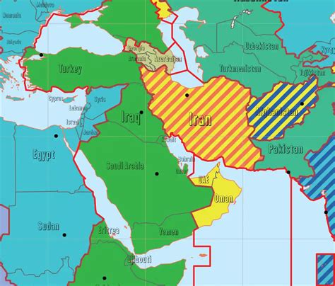 Time Zone Map Middle East – Get Map Update