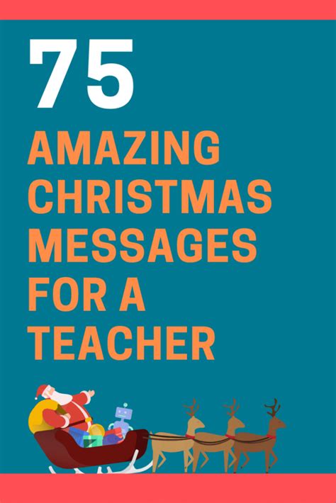 75 Thoughtful Christmas Messages for a Teacher | FutureofWorking.com