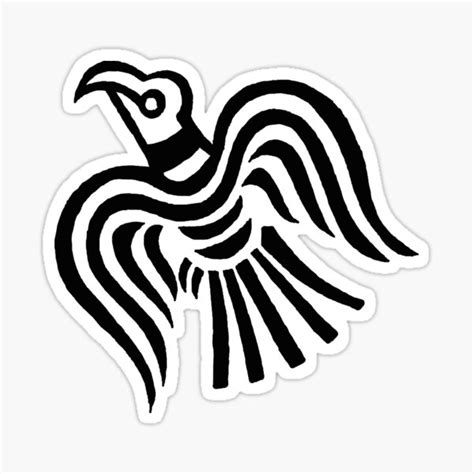 "Viking Banner Raven Symbol" Sticker for Sale by CroyleC | Redbubble