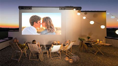 This portable projector made my outdoor movie night — here's what ...