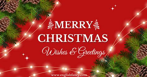 135+ Best Christmas Wishes And Greeting 2023 - EnglishFancy