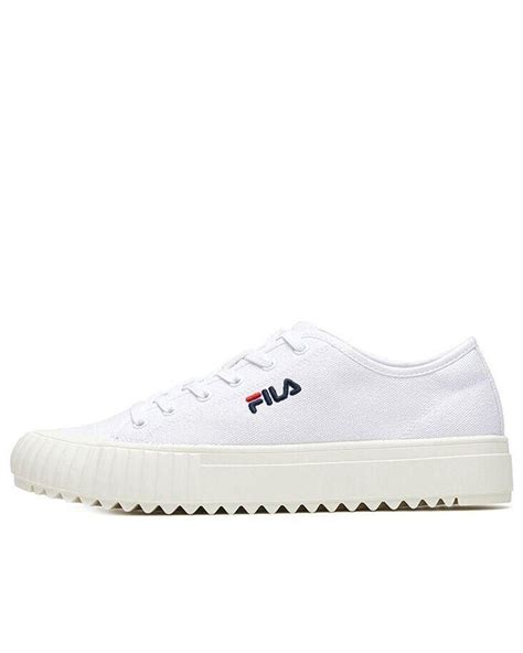 Fila Canvas Sneakers Black/white/red for Men | Lyst