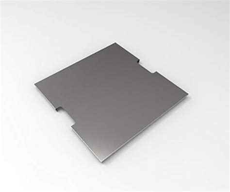 Elementi Fire Pit Lid Square Stainless Steel Lid 20.7" Manhattan Fire Table - Interior ...