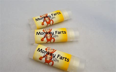 Monkey Farts Lip Balm Monkey Farts Chapstick Novelty Lip | Etsy