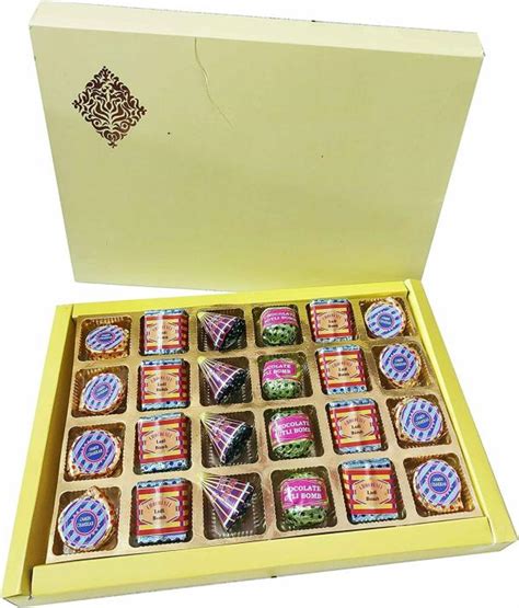 Fabbites Cracker Shape Sutli Bomb Fireworks Chocolate Gift Box Diwali ...