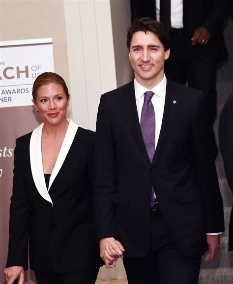 Sophie Trudeau Black and White Suit at Catalyst Awards 2016 | POPSUGAR ...