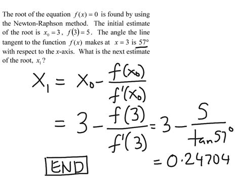 Newton Raphson method example | Math, Numerical Methods, Nonlinear ...