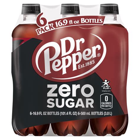 Save on Dr Pepper Zero Sugar Soda - 6 pk Order Online Delivery | Food Lion