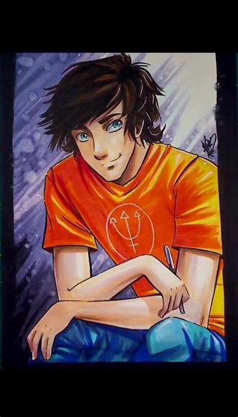 Percy Jackson Fan Art done by LemiaCrescent on YouTube! It's so amazing! :D | Percy jackson fan ...