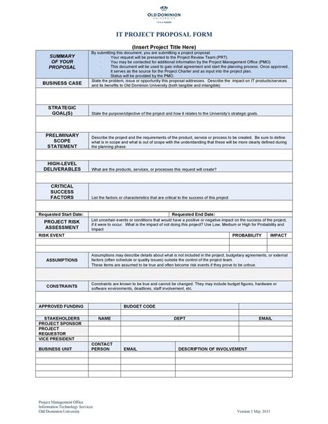 43 Professional Project Proposal Templates ᐅ TemplateLab