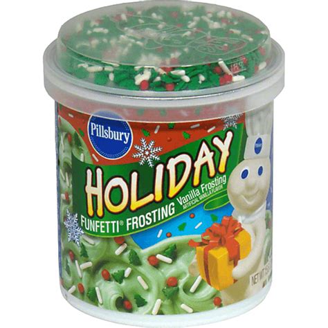 Pillsbury Funfetti Frosting, Vanilla, Holiday | Shop | Harter House