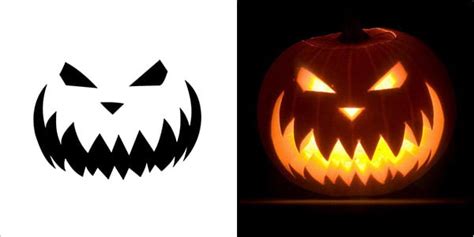 5 Best Halloween Scary Pumpkin Carving Stencils 2013 – Designbolts