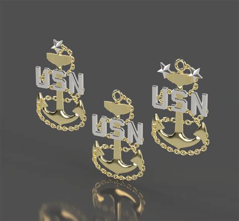 Navy Chief Petty Officer Insignia Collection 3D Stl File for | Etsy