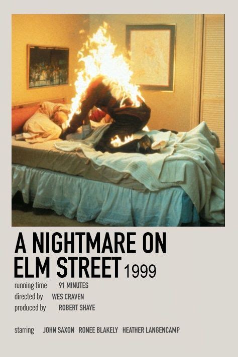 A Nightmare on Elm Street Poster | Nightmare on elm street, Iconic ...