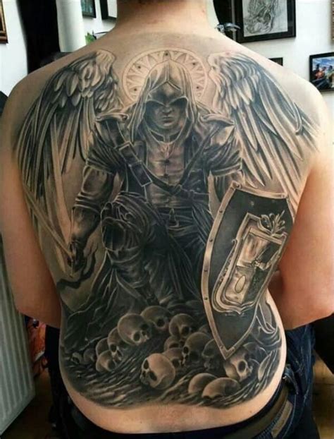 44 Beautiful Guardian Angel Tattoo Designs To Get Inked