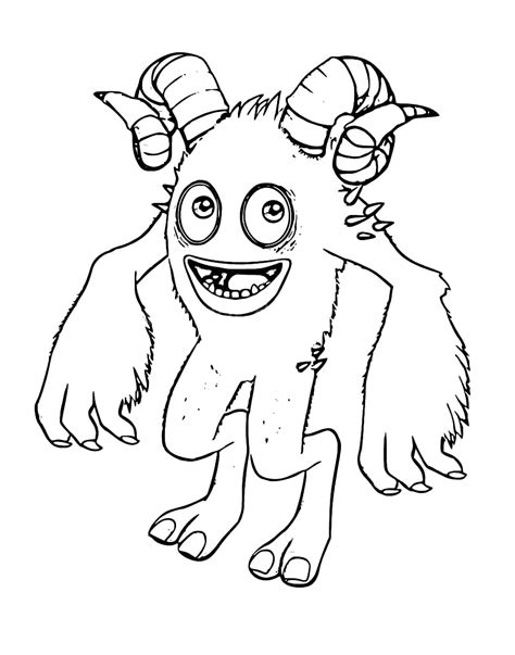 Tawkerr from My Singing Monsters coloring page - Download, Print or Color Online for Free